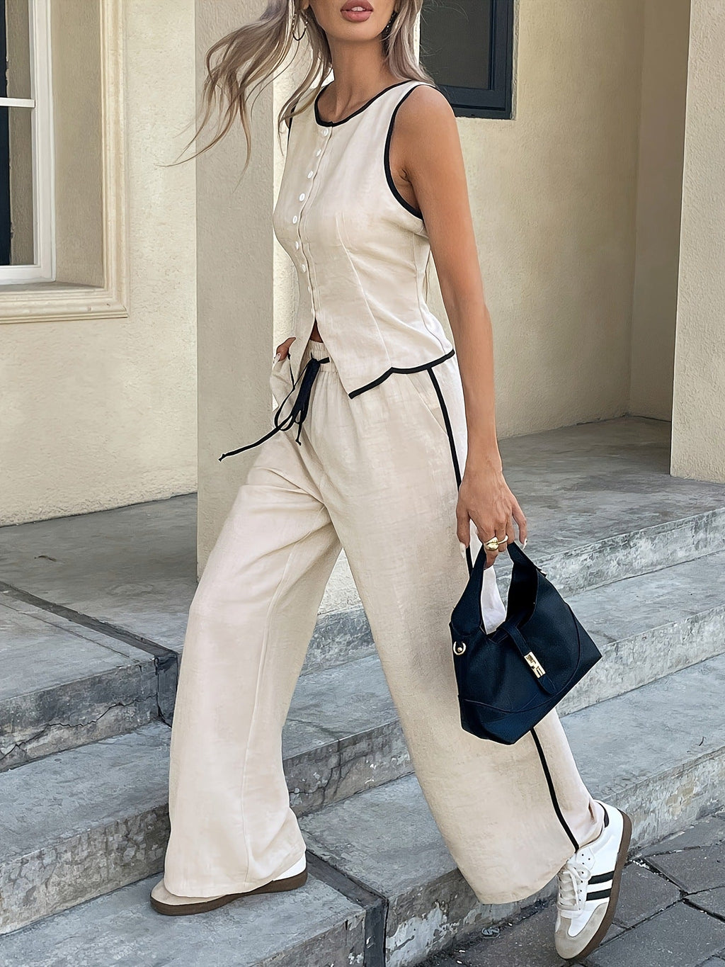 ☀️ Women's Sleeveless Tank & Pants Set